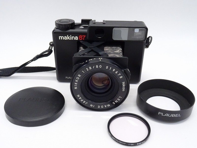東京都品川区にて、PLAUBEL makina67 中判 レンジファインダー フィルムカメラを買い取らせていただきました！