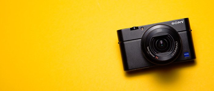 コンパクトカメラの写真